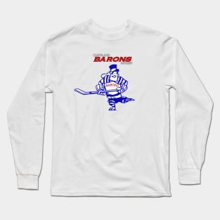 Defunct Cleveland Barons Hockey 1977 Long Sleeve T-Shirt